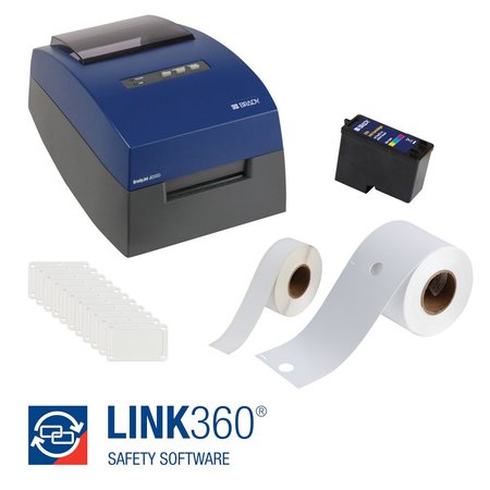 BRADY LINK360 Safety Software with J2000 Printer and Lockout Materials Kit LINK360-W-J2000